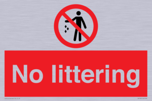 No littering